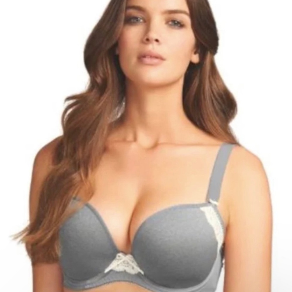 NWT Freya Deco Delight Underwire Convertible T-Shirt Bra Grey Dove size 34G